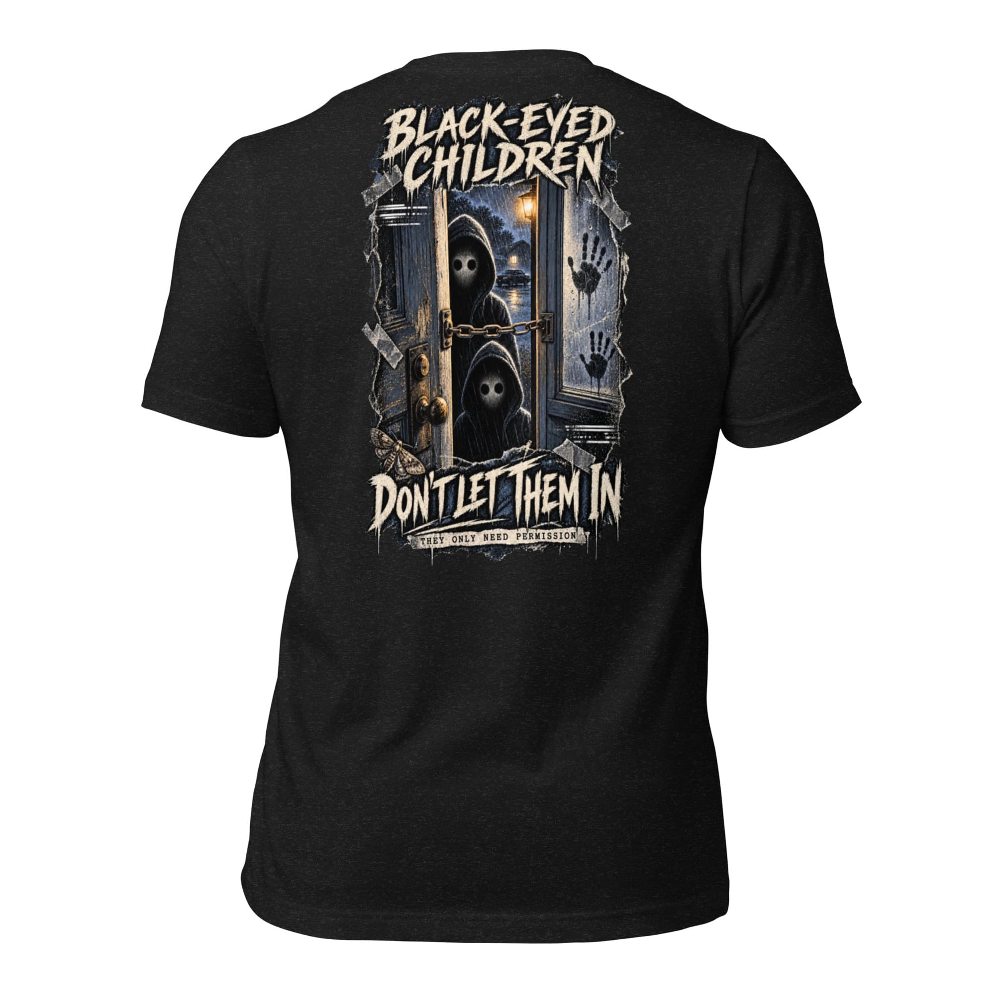 Black Eyed Children T-Shirt, Black Heather