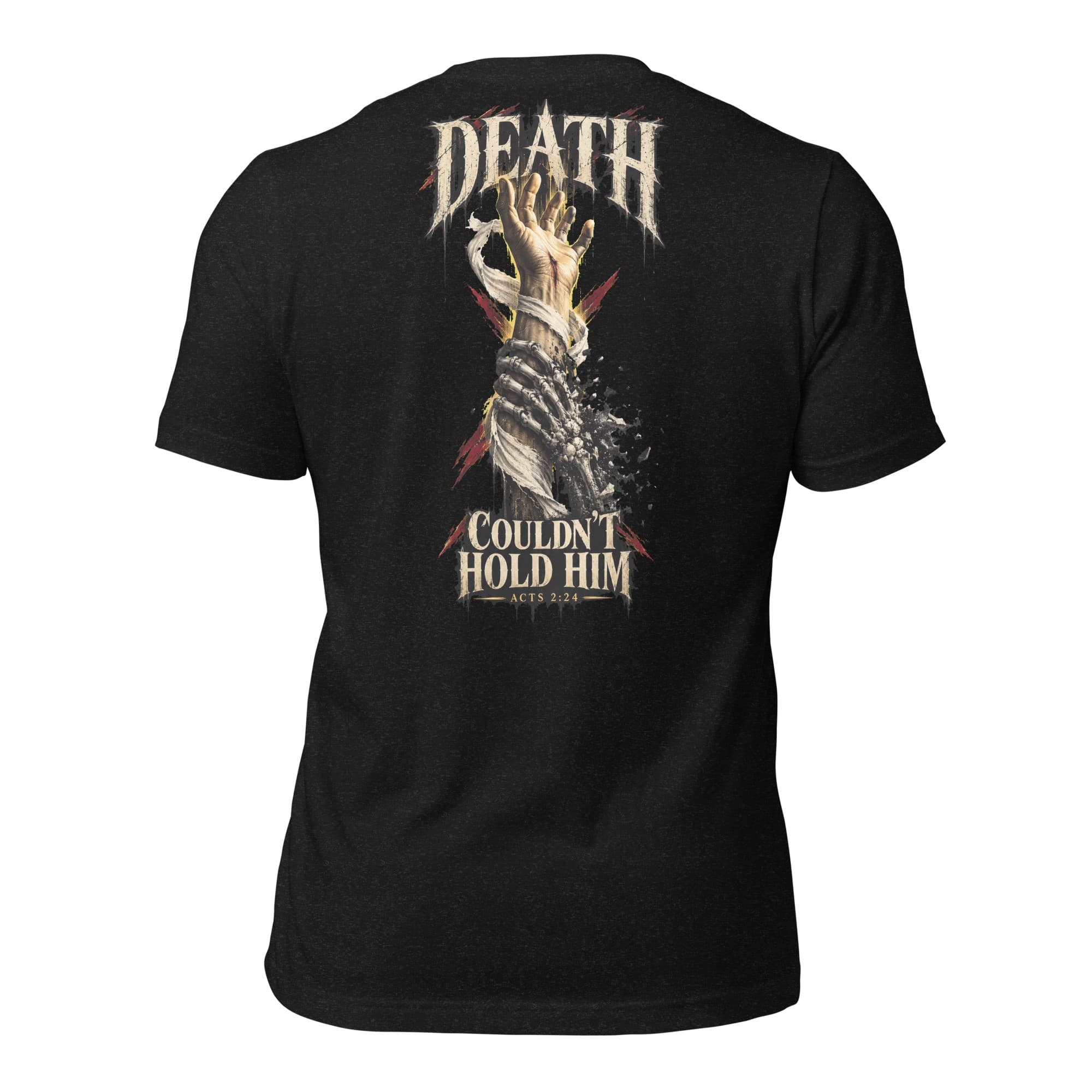 Death Couldn't Hold Him T-Shirt, Black Heather