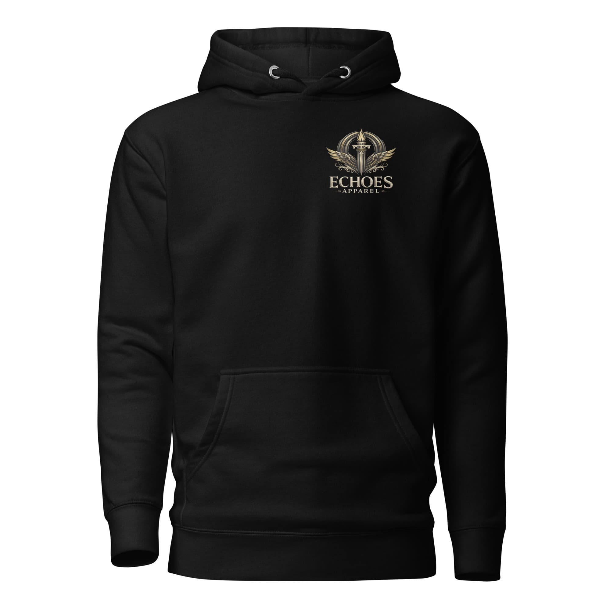 Faith Over Fear Hoodie, Black, Front