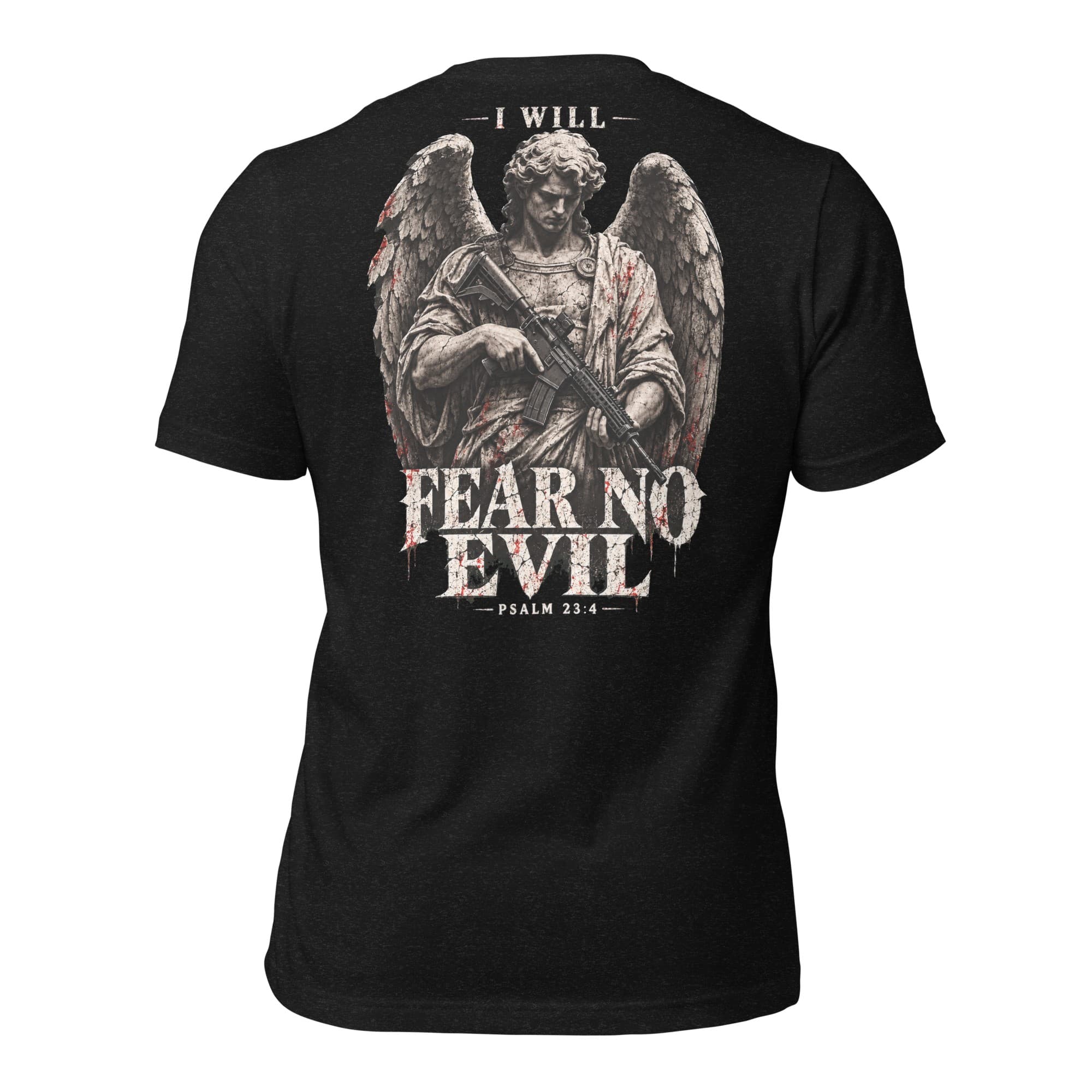 Fear No Evil T-Shirt, Black Heather