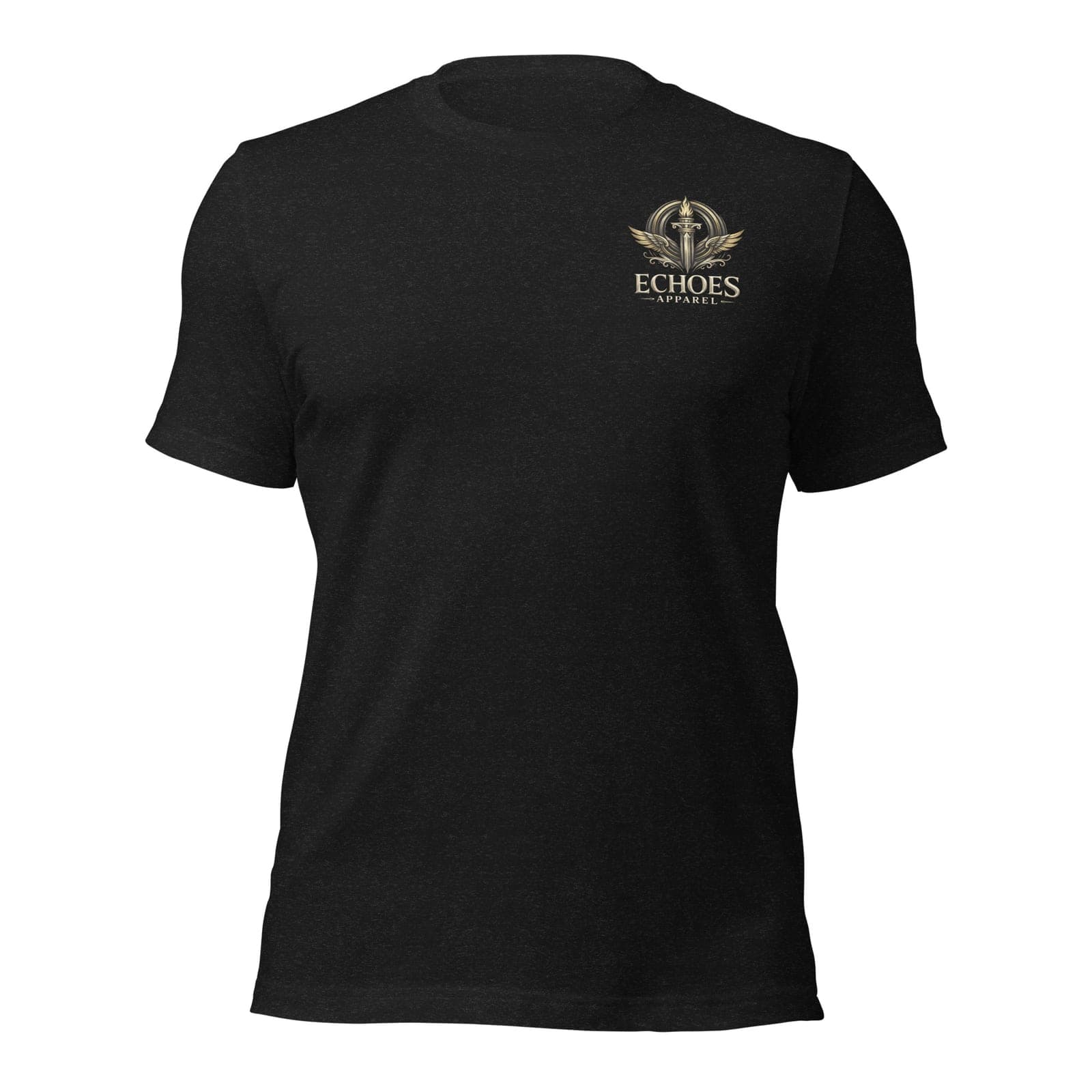 Ra T-Shirt, Black Heather, Front