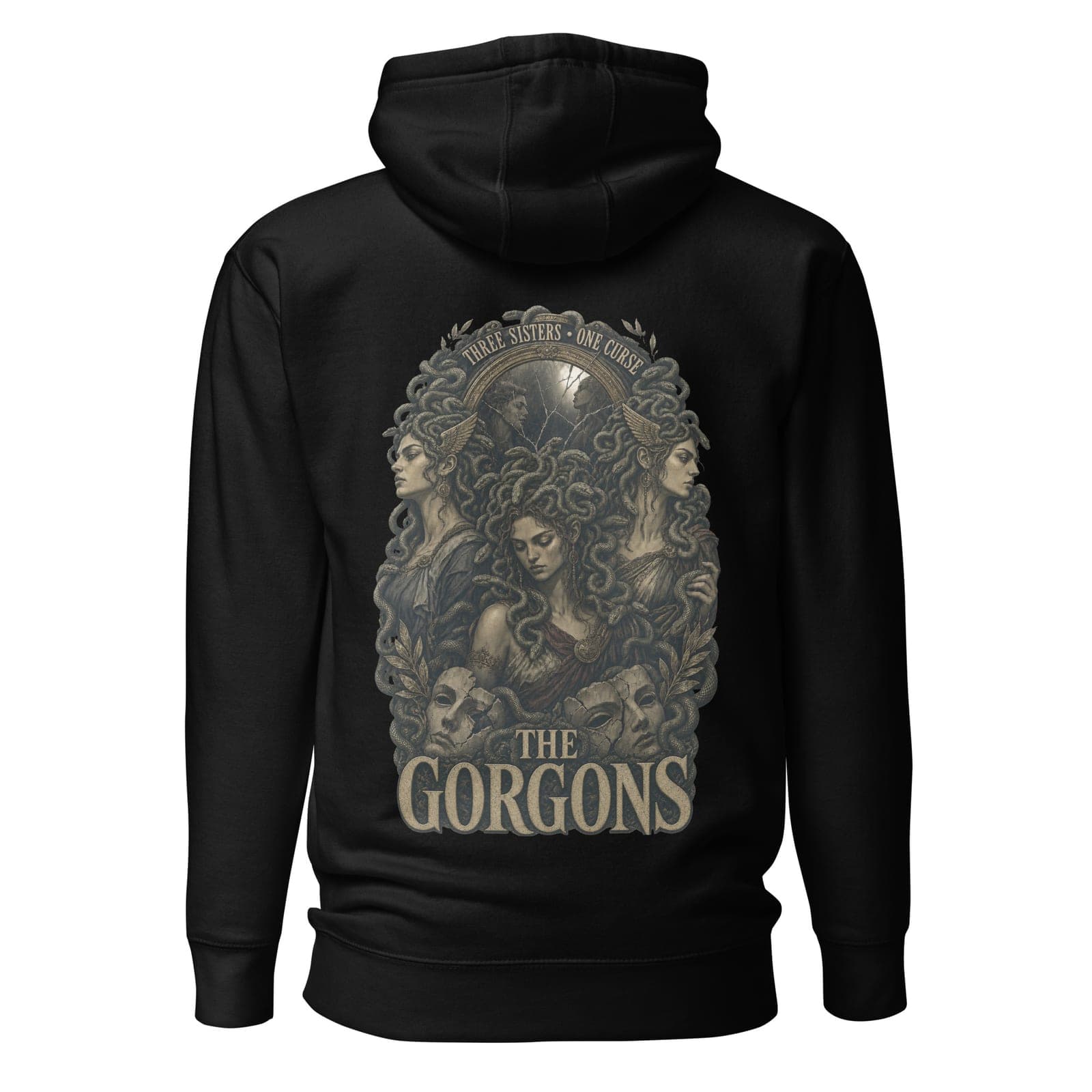 The Gorgons Hoodie, Black