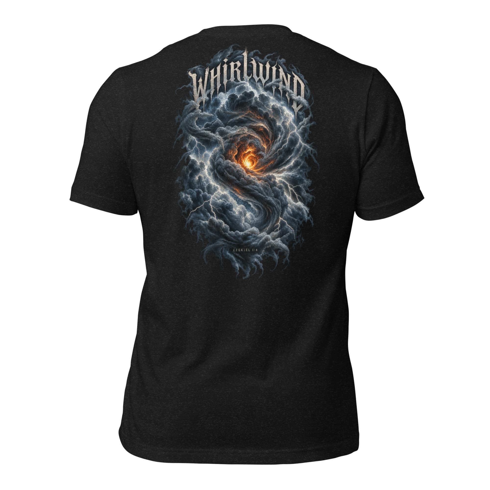 Whirlwind T-Shirt, Black Heather, Back