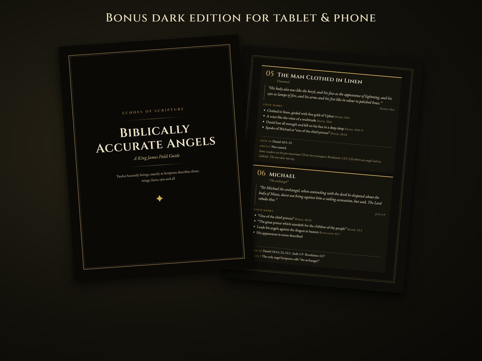 The dark screen edition, for reading on a tablet or phone
